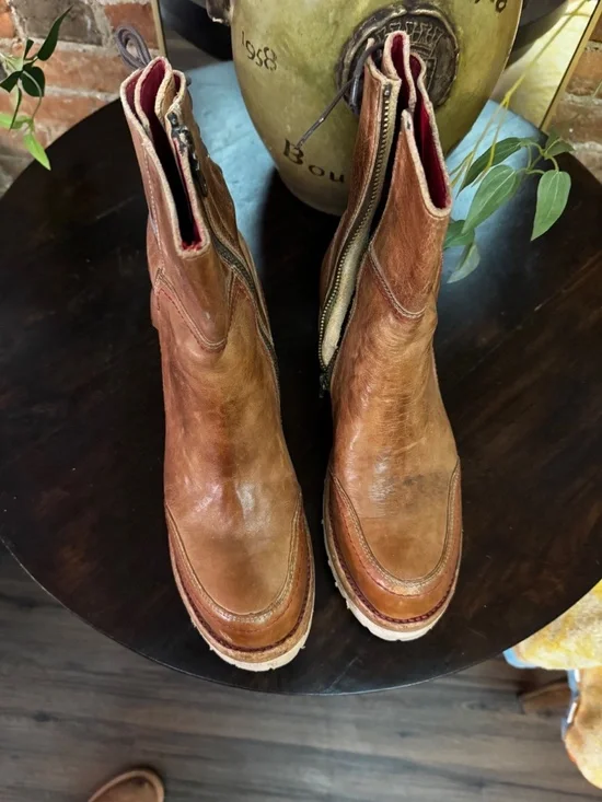 BEDSTU Donna Bootie in Tan Rustic Size 8 - Picture 3 of 5